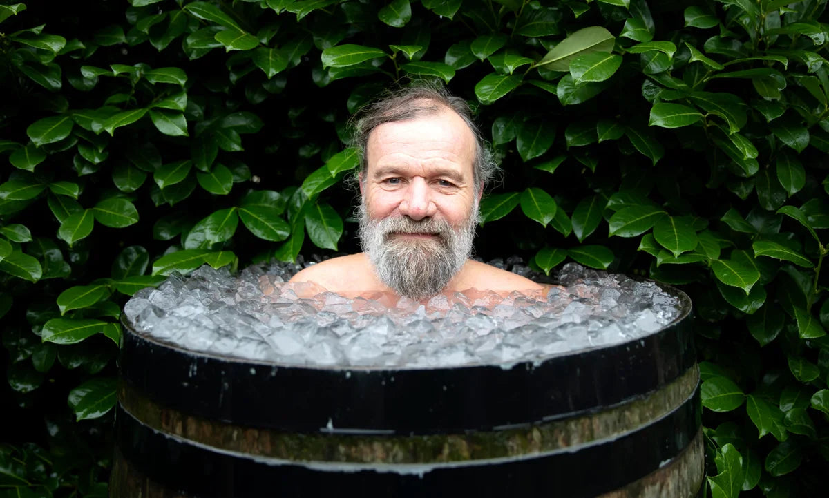 Wim Hof in an Ice Bath