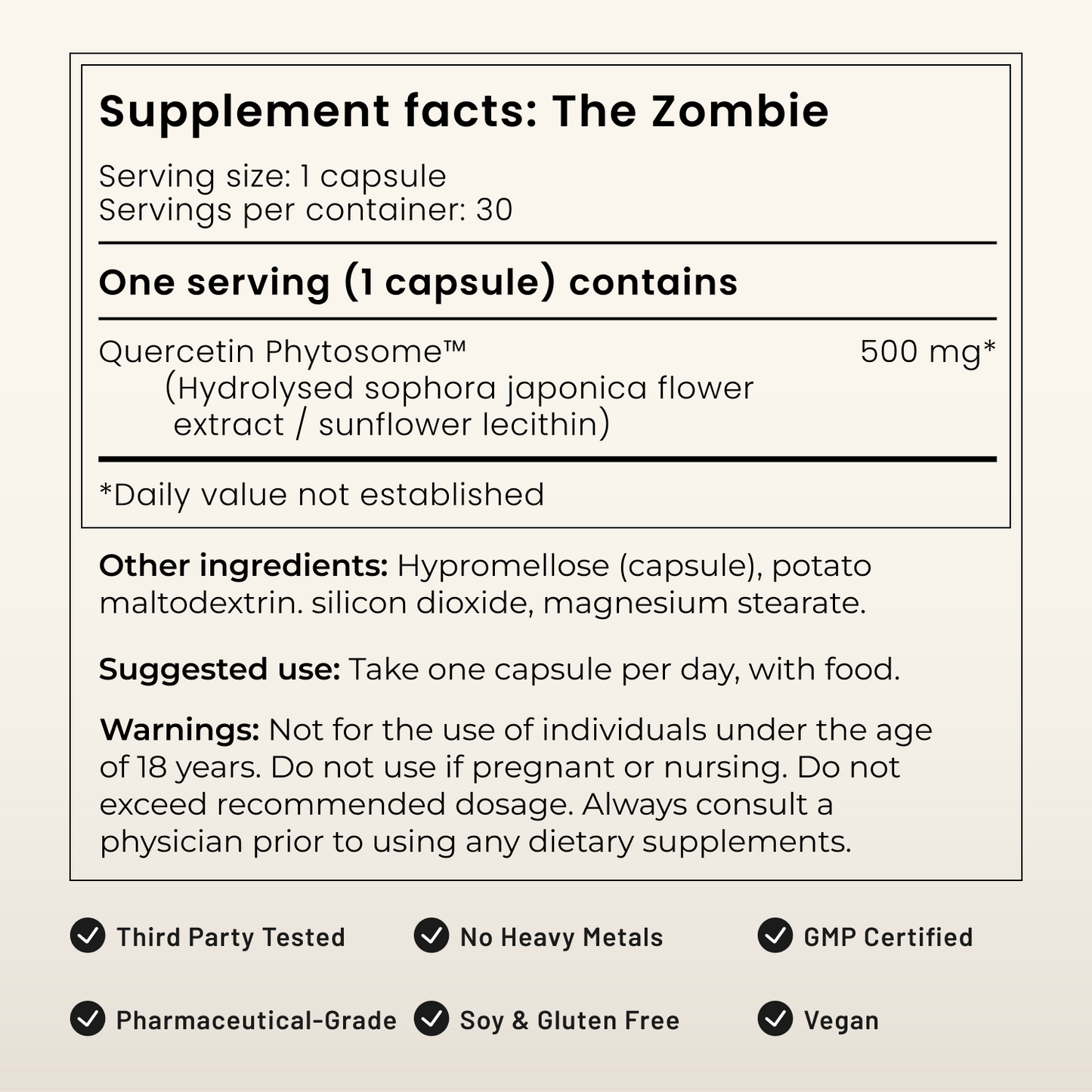 The Zombie - Quercetin