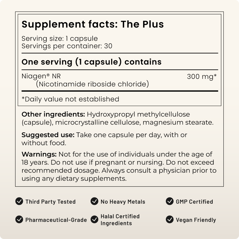 The Plus - Niagen® NR