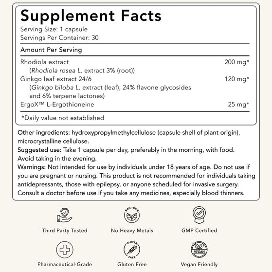 Image 8: The Brain – Ergothioneine+