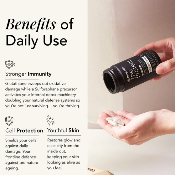 The Protect Glutathione: Oxidative Stress & Immunity Booster For Youth The Protect Glutathione: Oxidative Stress & Immunity Booster For Youth