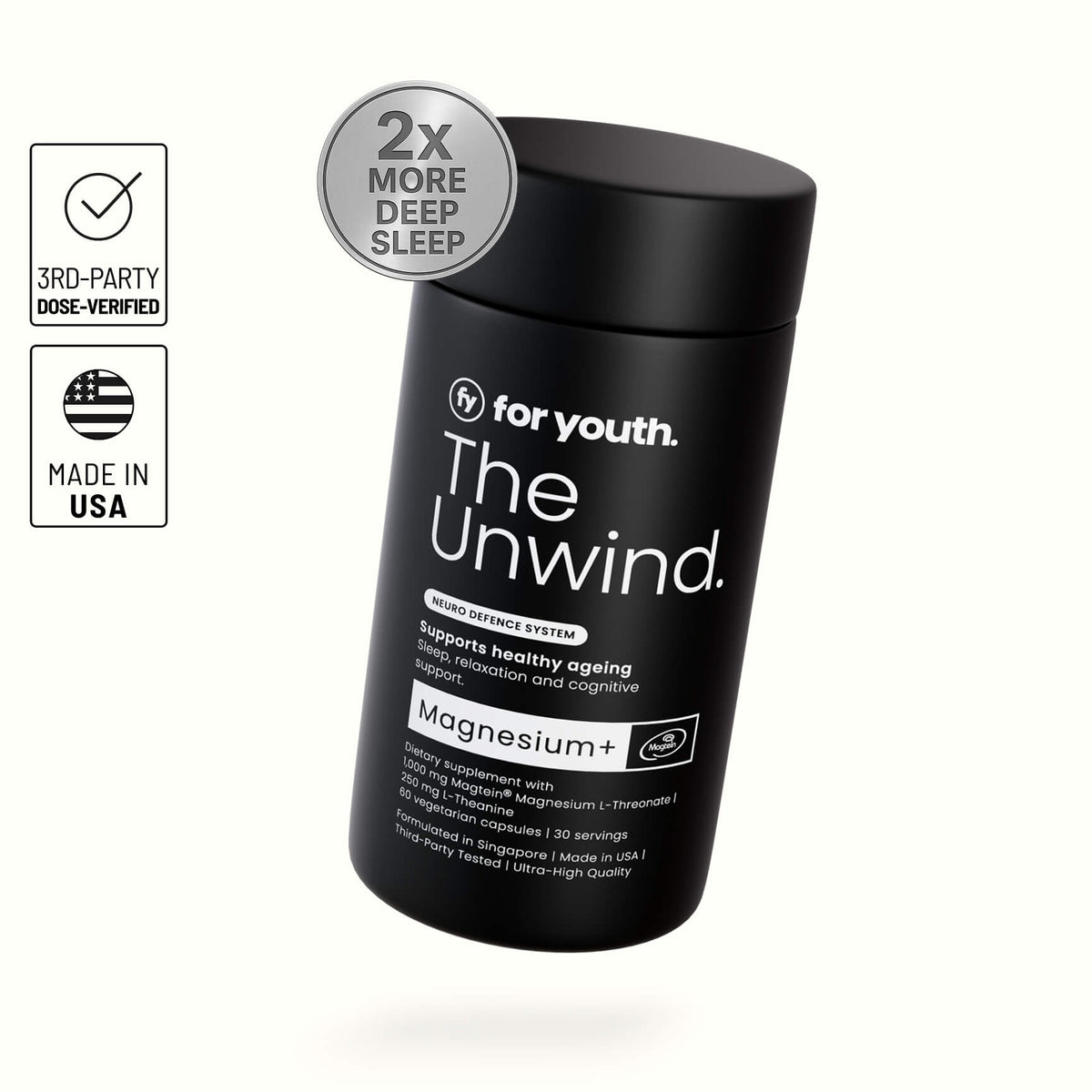 The Unwind – Magnesium Sleep Supplement (L-Threonate) with L-Theanine ...